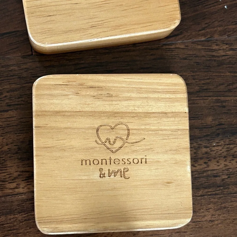 Montessori & Me Single Shape Puzzles  Wood  Triangle Circle Square